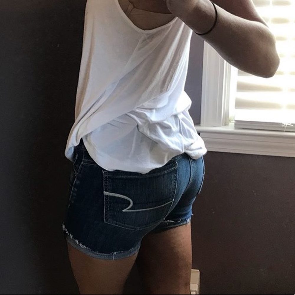 denim shorts